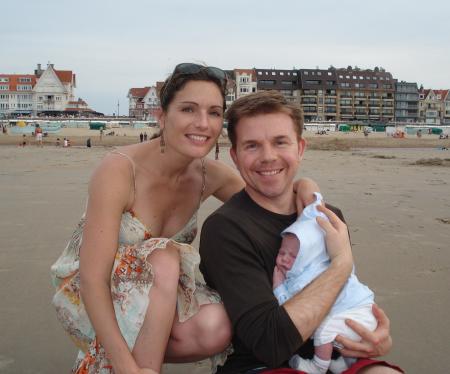 Premi�re sortie � la mer sur la c�te belge