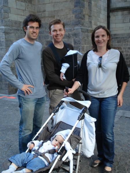 Visite de St�phane, Christophe et Jules � Lille